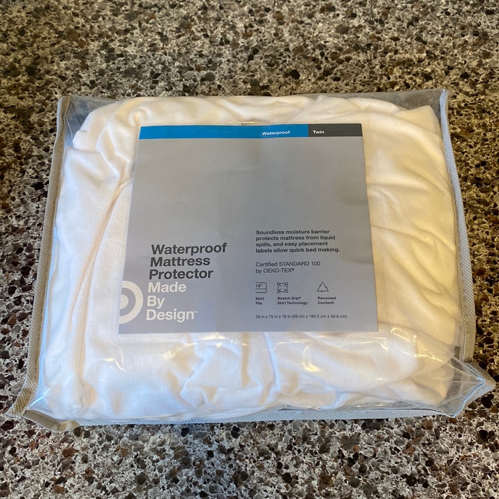 Target Made By Design Waterproof Mattress Protector NWT